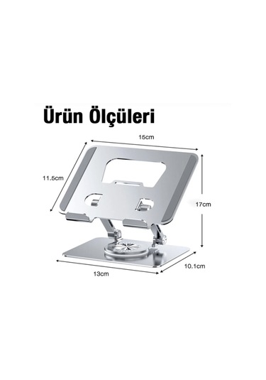360 Dönebilen Ayarlanabilir Komple Metal Tablet Standı