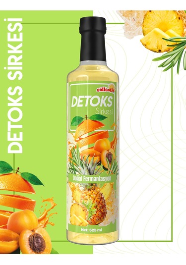 Güllüoğlu Detoks Sirkesi 525 Ml