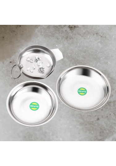 Suntek 3x Mini Ölçekli Tepsi Toz Sıvı Kuyumcu Malzemeleri Gümüş