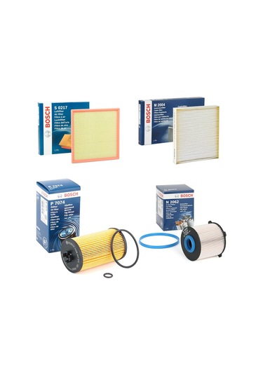 Opel Astra J 1.6 Cdtı 4'lü Filtre Seti 2014 - 2016 Bosch