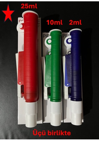Lab Pipet Pompa Seti 3'lü