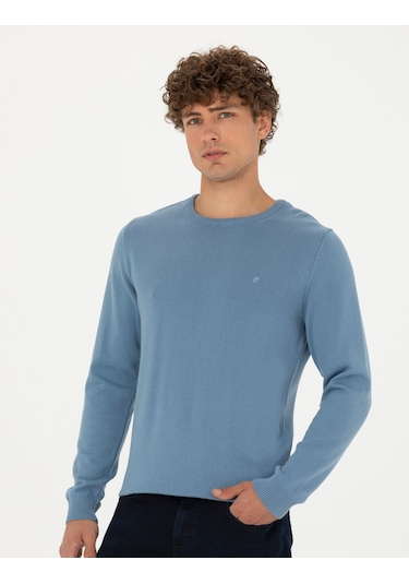 Pierre Cardin Erkek Koyu Mavi Triko Kazak 50270179-vr032 Koyu Mavi