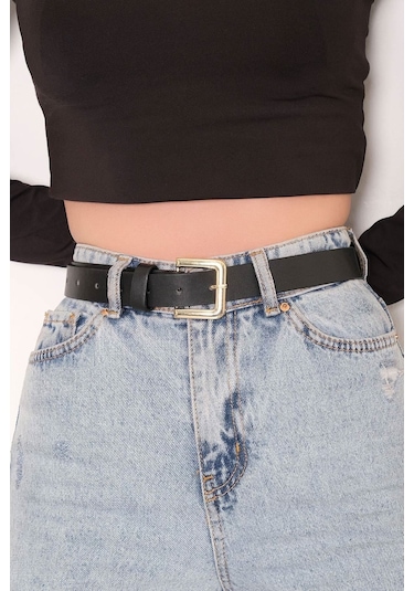 Bensu Store - Aksesuar Kemer Siyah2 - 10874.1140. 001 Siyah