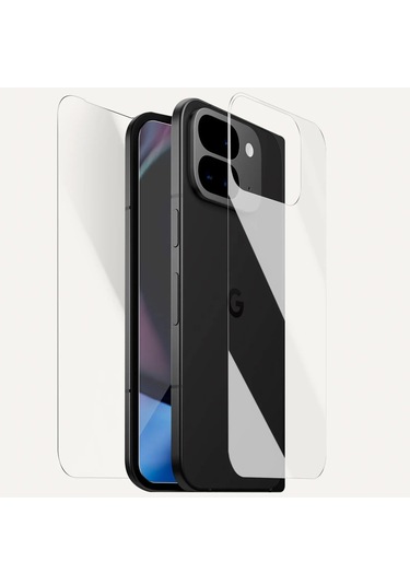 Google Pixel 10 Pro Fold Uyumlu Ön+arka Body Şeffaf Ultra Koruyucu Nano Jelatin