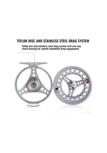 Novahub Sinek Balıkçılık Reel 5/6 Alüminyum Alaşımlı Balıkçılık Tekerlek, Tatlısu/tuzlu Su İçin, Ultra Hafif Ve Pürüzsüz Frenleme, Gümüş Renkli Olta Takımı