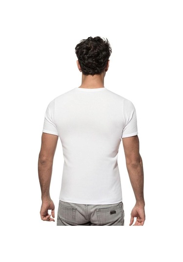 Özkan Erkek Kısa Kol Kapalı Yaka Penye Likralı Fanila Atlet 0265