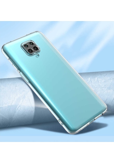 Xiaomi Redmi Note 9S Kılıf Zore Kamera Korumalı Süper Silikon Renksiz