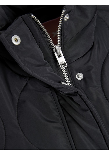 Kadin Dik Yaka Kapitone Ceket - Serena - 12278850 Black