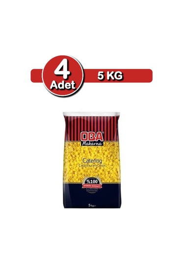 Oba Makarna Yüksük 4 x 5 KG