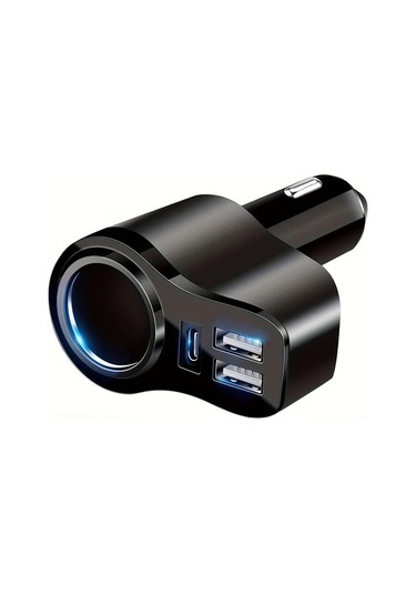 Chuangyinshop Siyah 167w 4'ü 1 Arada Usb-c Araç Şarj Cihazı 47w Pd Hızlı Şarj