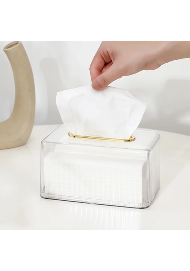 Şeffaflık L-beraberlik Kağit Kutu Masa Kağıt Havlu Kutusu Ev Oturma Odası Yaratıcı Çok Fonksiyonlu Sehpa Yemek Odası Masaüstü Yatak Odası