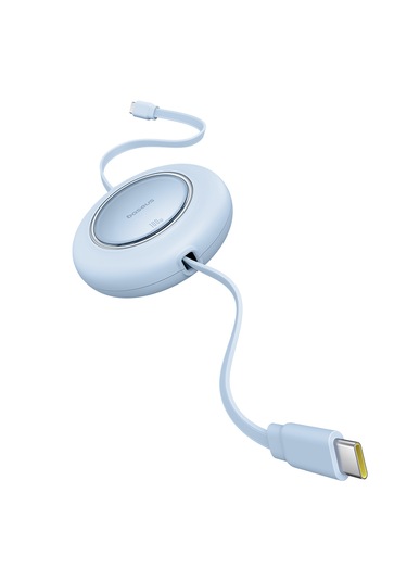 Baseus Free2pull Usb-c 100w Makaralı Hızlı Şarj Ve Data Kablosu, 2 Metre, Mavi 200 Cm