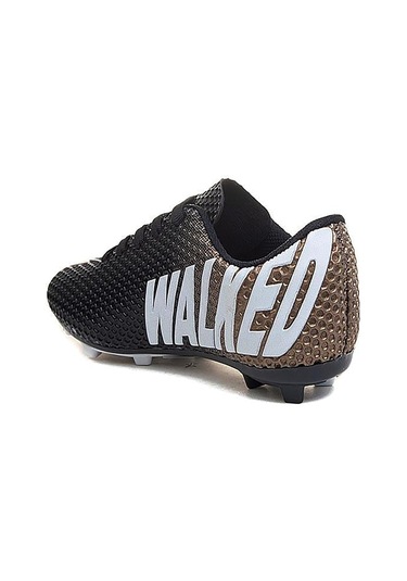 Celira Wlk Siyah Altın Krampon Erkek Çocuk Futbol Ayakkabı Siyah