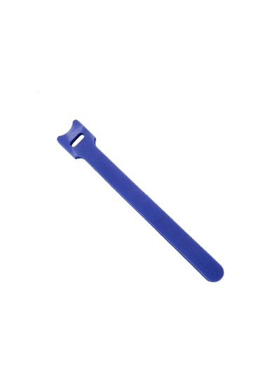 Geeksen Mavi Nilon Bant Kabloları Düzenleyici - 12x200mm Yeniden Kullanılabilir Organize Kayış Ofis, Ev, Çadırlık