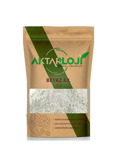 1 Kg Toz Beyaz Kil / Cilt Ve Yüz Maskesi İçin 1.kalite