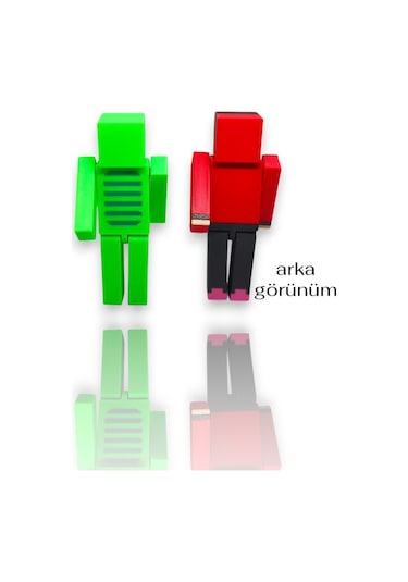 Loy3d Minecraft - Mikey Ve Jj 12 Cm Oynar Kol Ve Bacak, Boya Yok 2