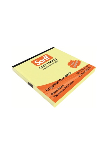 SARFF 75x75mm SARI NOT KAĞIDI 100YP