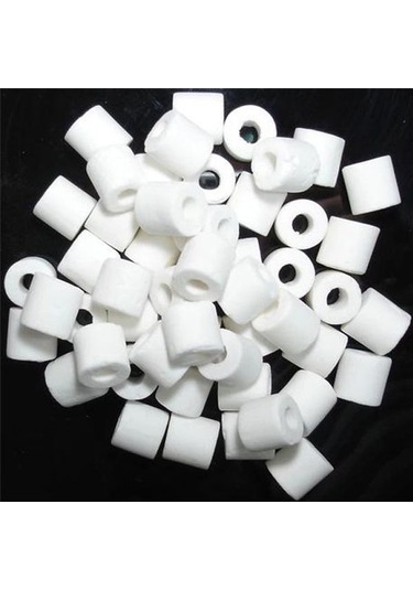 Liya Glass Ring Seramik Akvaryum Filtre Malzemesi Fileli 500 G