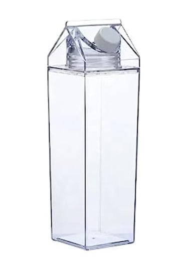 Finehome Süt Kutu Tasarımlı Su Kahve İçecek Şişesi