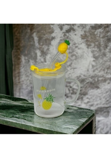 Ananas Tasarımlı Kupa Bardak Diğer