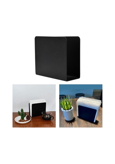 Homyl Peçetelik Dekoratif Mutfak Için Doku Tutucu Siyah