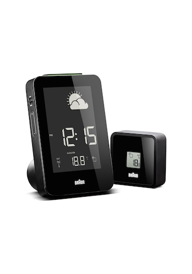 Braun Bnc013 Hava İstasyonlu Dijital Masa Saati - Siyah