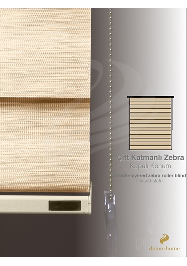 Br Demor Home Bal Rengi Bambu Zebra Yüksek Kalite Metal Kasa Bal Rengi