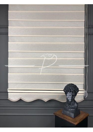 Zebra Perde Plise Blackout 3 Renk Seçeneği Çok Renkli