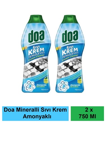 Doa Sıvı Krem Amonyaklı Temizleyici 750 Ml Vegan X 2 Adet 2'li Set