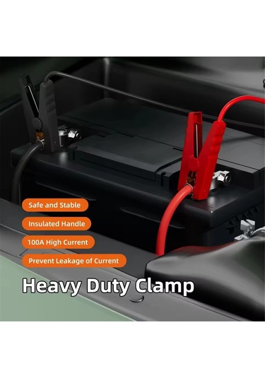 Xindoker Milwaukee M18 Akülü Akü İle Uyumlu Araç Atlama Bağlantısı - 1,75m 12 Awg Kablolu, Abs + Bakır Yapısı, Farklı Araç Ve Dış Etkinlikler İçin Yardımcı Başlatıcı