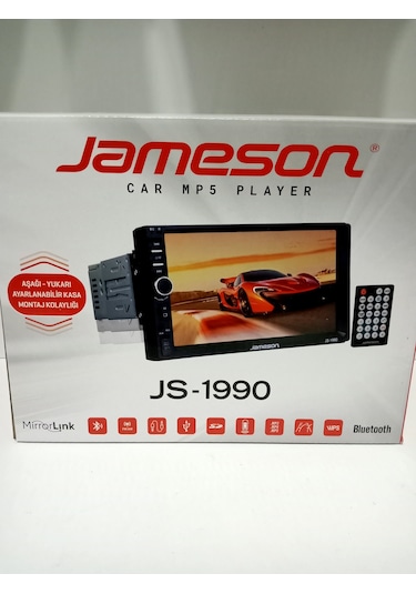 Jameson İnce Kasa Double Teyp - Aşağı Yukarı Ayarlı Ekranlı Teyp