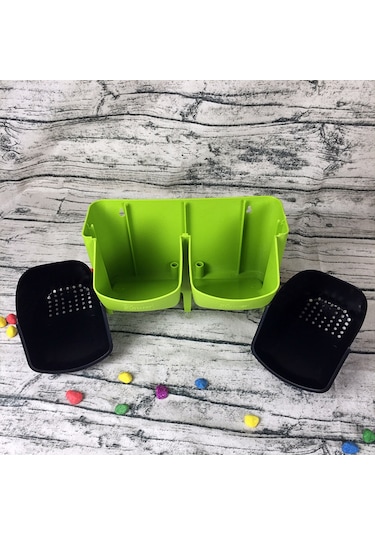 Pp Ekici Saksı Duvar Asma Bahçe Asılı İstiflenebilir Bahçe Malzemeleri Yeşil