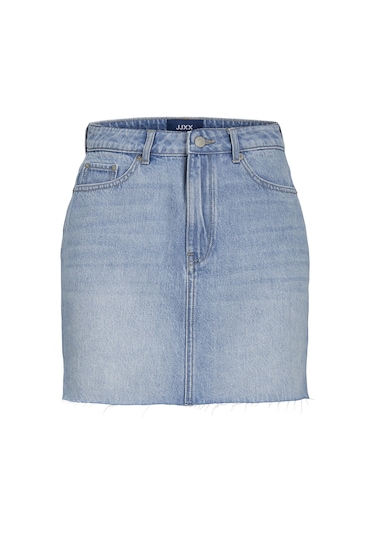 Jack & Jones Kadın Denim Mini Etek - Aura 12248571 Light Blue Denim Kot Mavisi