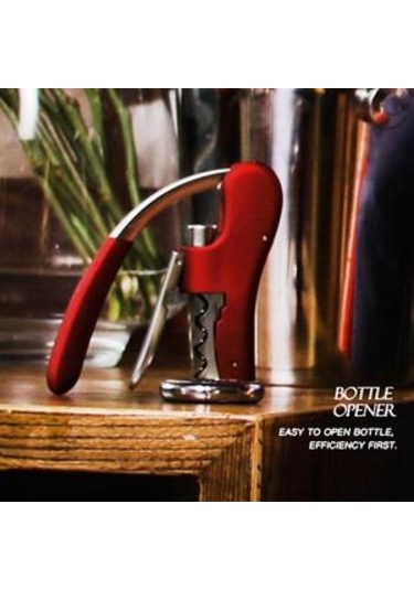 Profesyonel Çinko Alaşım Güç Şarap Açacağı Bornoz Tirbuşon Bonus Folyo Kesici Tavşan Kolu Tirbuşon Şarap Açıcılar Altın