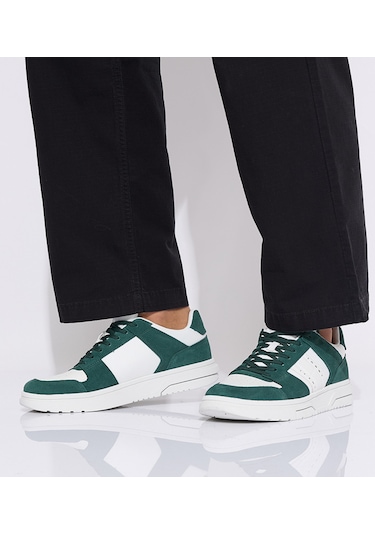Tommy Hilfiger The Brooklyn Süet Erkek Sneaker Em0em01371mbf Green Yeşil