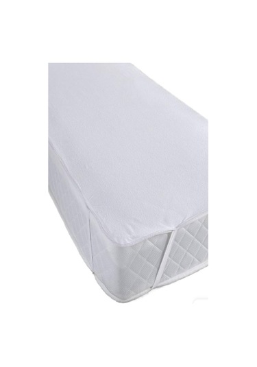 Mycey Sıvı Geçirmez Micro Alez 220x200 Cm Yatak Koruyucu Alez Beyaz