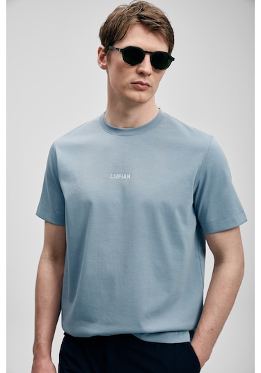 Lufian Marcus Modern Grafik T- Shirt Mavi Mavi 111020322100300 Mavi Lufian Marcus Modern Grafik T- Shirt Mavi Mavi 111020322100300 Mavi