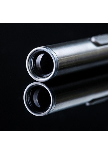 Willowhaven Dış Mekan Mini Taşınabilir Usb Şarj Edilebilir Süper Parlak Led Torch Lambası El Feneri Altın