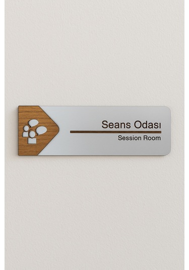 Seans Odası Ofis Oda Kapı İsimliği Yönlendirme Tabelası Levhası Kişiselleştirilebilir