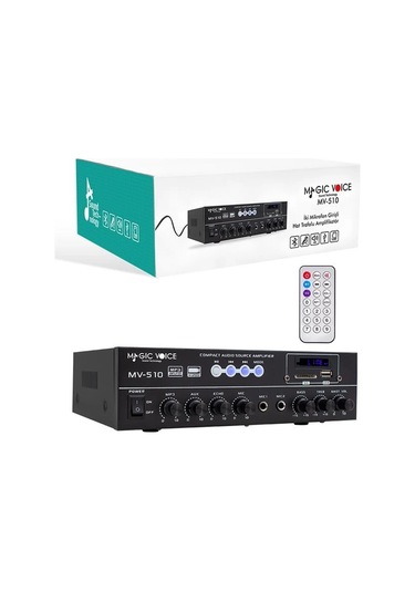 Magicvoice Mv-510 50 Watt Usb-sd-bluetooth Girişli Hat Trafolu Ses Mixer