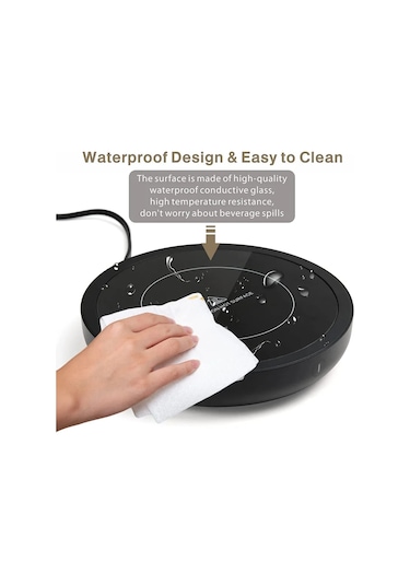 110v/220v Fincan Isıtıcı Kahve Kupa Isıtıcı Sıcak Çay Makineleri İçin İsıtma Round-white Eu Plug Beyaz