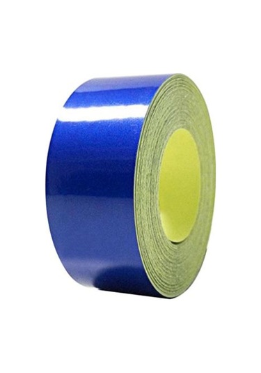 Mavi 5m Yansıtıcı Etiket Kamyon Vücut Bandı Araba Kendinden Yapışkanlı Dıy Uyarı Şeridi Çıkartması