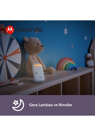 Motorola PIP11 Dect Dijital Bebek Telsizi Beyaz - Siyah