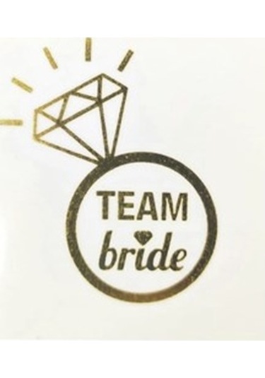  Team Bride Tektaş Yüzük Dövme 10 Adet