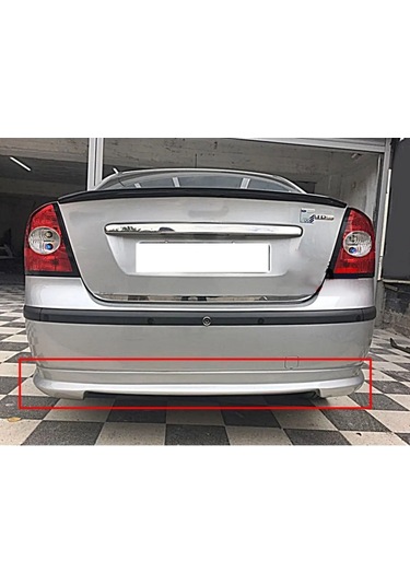 Ford Focus 2 Sedan Arka Ek Difüzör Siyah Plastik 2004 2005 2006 2007 2008 Arka-difizör-bodykit-ek