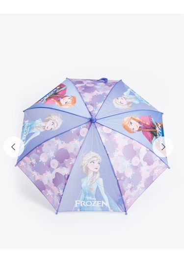 Frozen Lisanslı Kız Çocuk Şemsiye Koyu Mavi