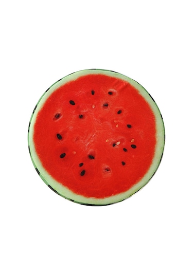 Youmex 39cm Çap 7cm Kalınlukta Kırmızı Karpuz Desenli, Yıkanabilir Kılıfıyla 3d Meyve Desenli Yastık - Oturma/dayama Kullanıma Uygun, Tüm Yaş Grupları İçin Diğer