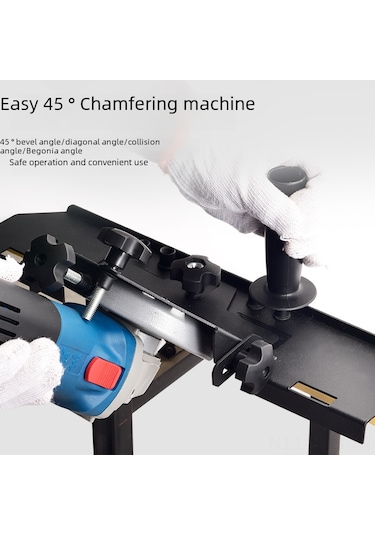 Springsun Taş Levha 45 Derece Köşe Kesici - Taşbilezler İçin Multifonksiyonel, Taşınabilir Ve Hassas Kesim Aleti Toz Emici Borusu Opsiyonel