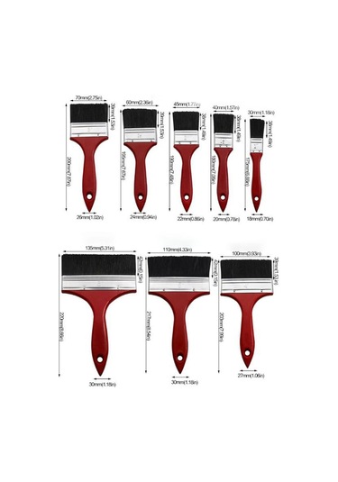 SuntekMagideal Yağlı Boya Tutkal Vernik Için Ergonomik Saplı