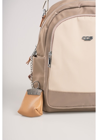 Ççs Kadın Sırt Çantası Ccs18023 Bej-vizon Bej-vizon Bej - Vizon